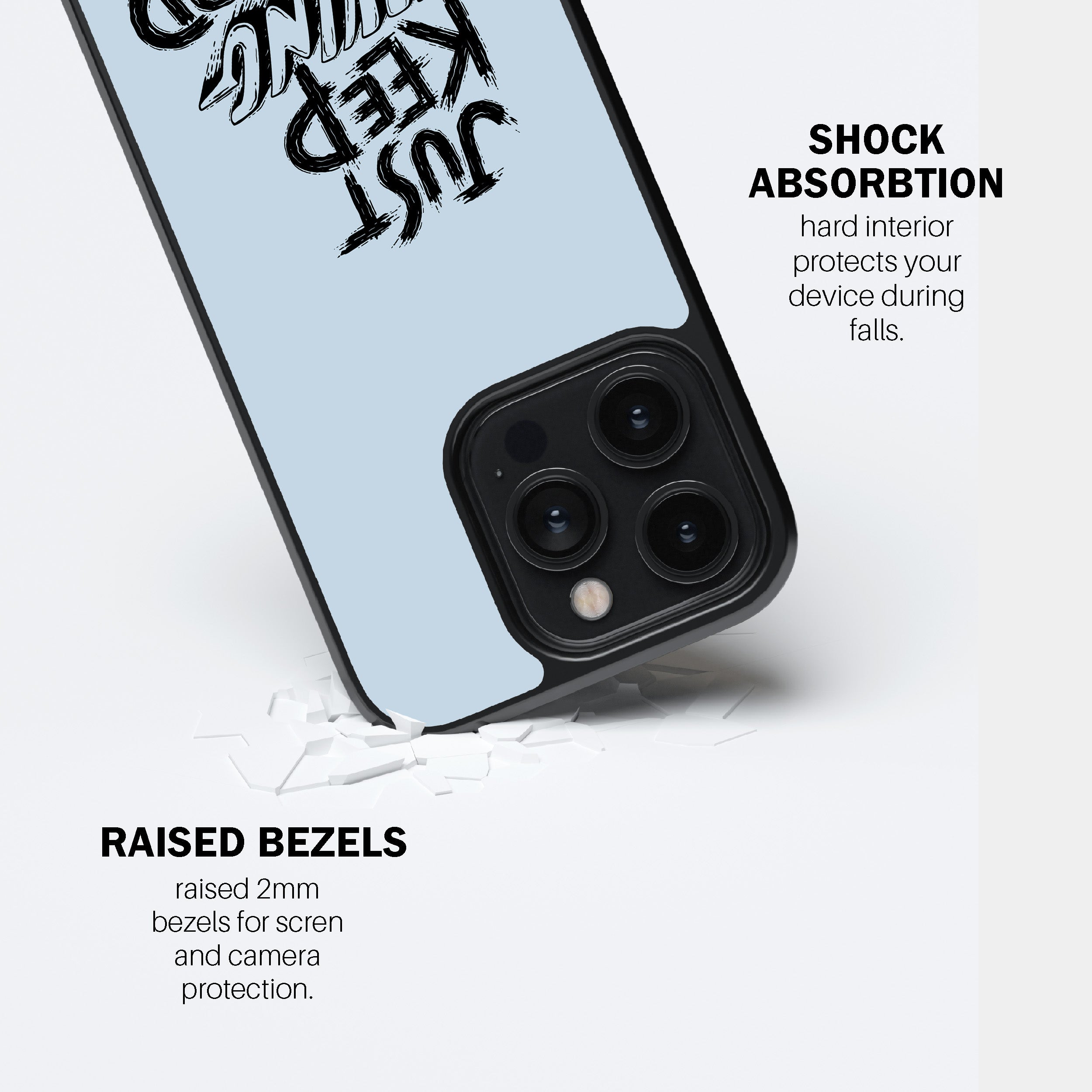 Just Keep Moving Forward Phone Cover