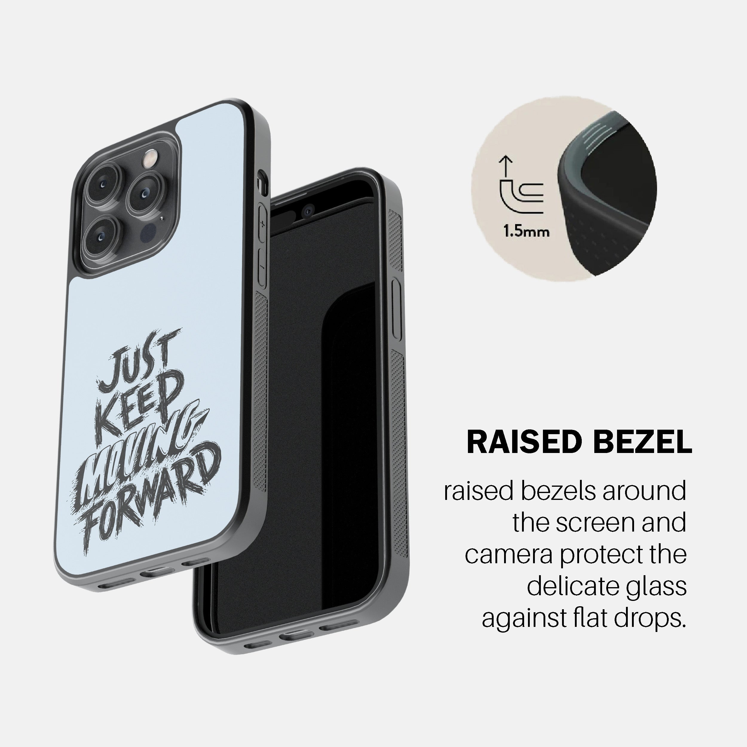 Just Keep Moving Forward Phone Cover