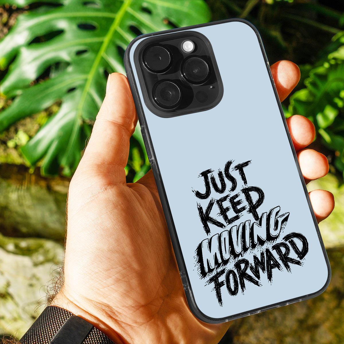 Just Keep Moving Forward Phone Cover