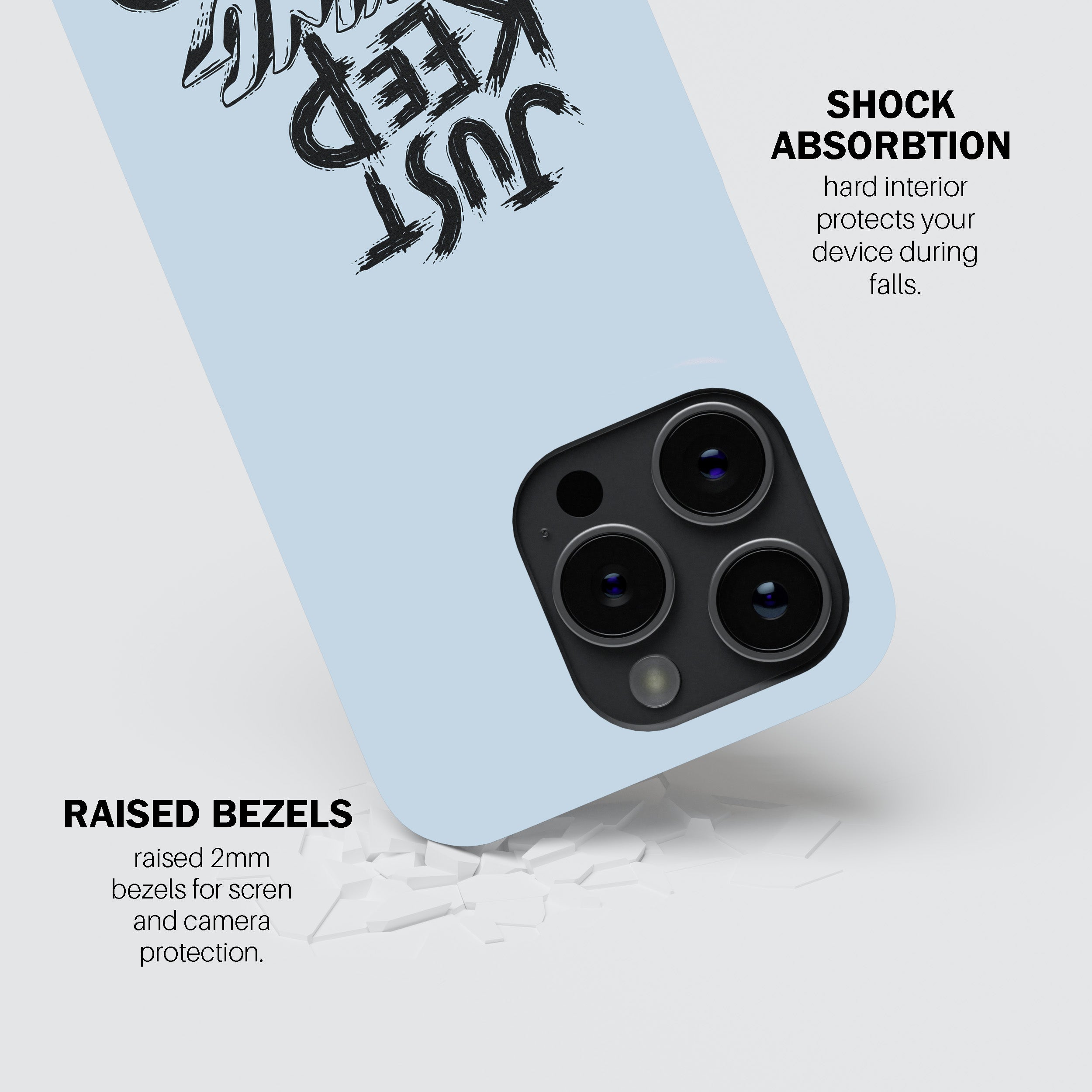 Just Keep Moving Forward Phone Cover