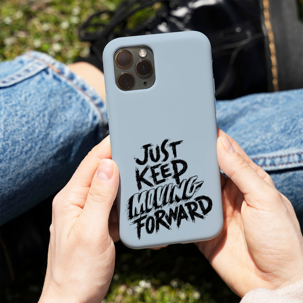 Just Keep Moving Forward Phone Cover