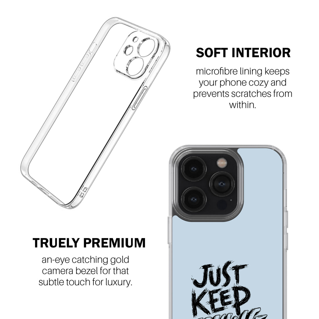 Just Keep Moving Forward Phone Cover