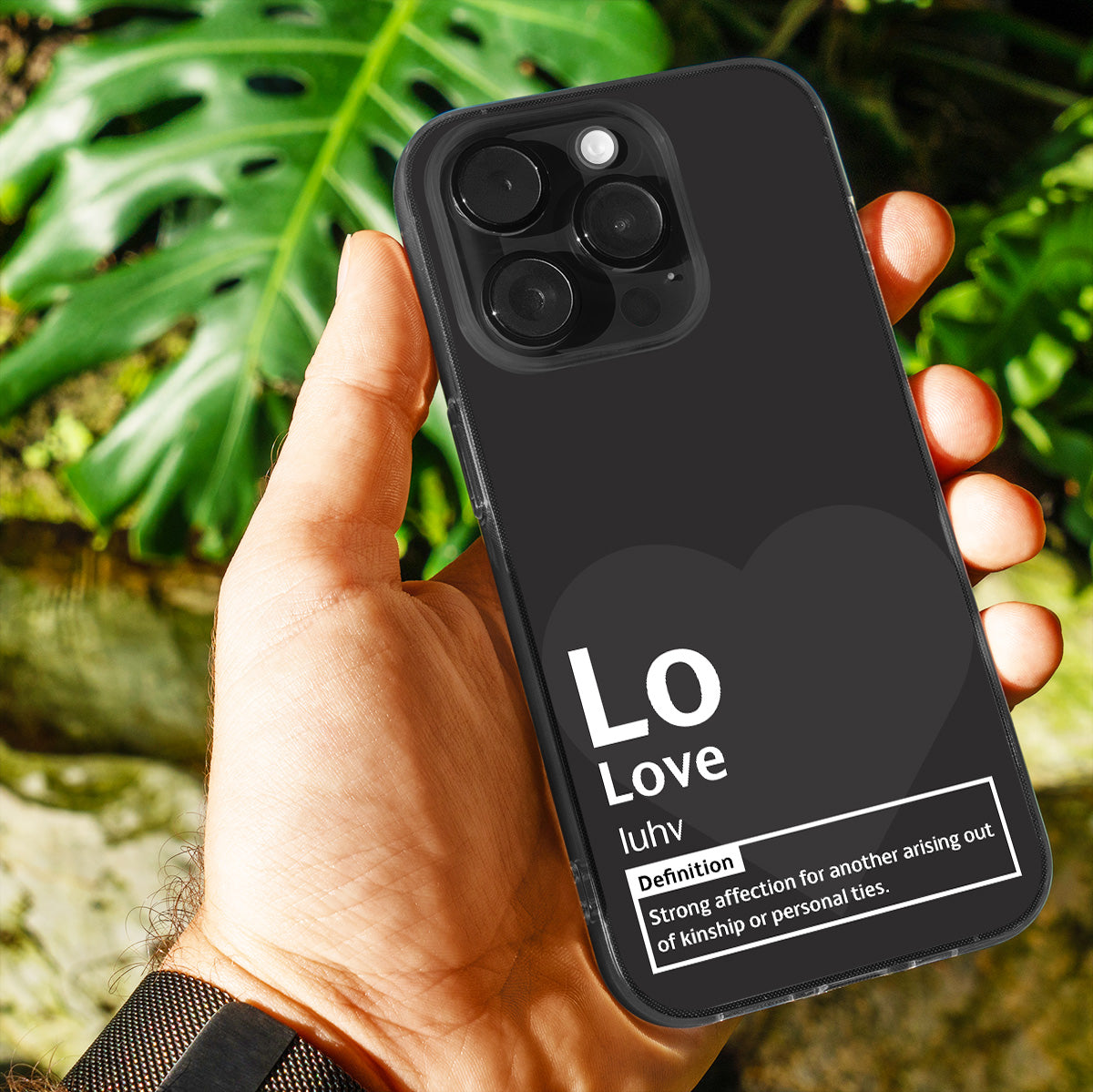Love Definition Phone Cover