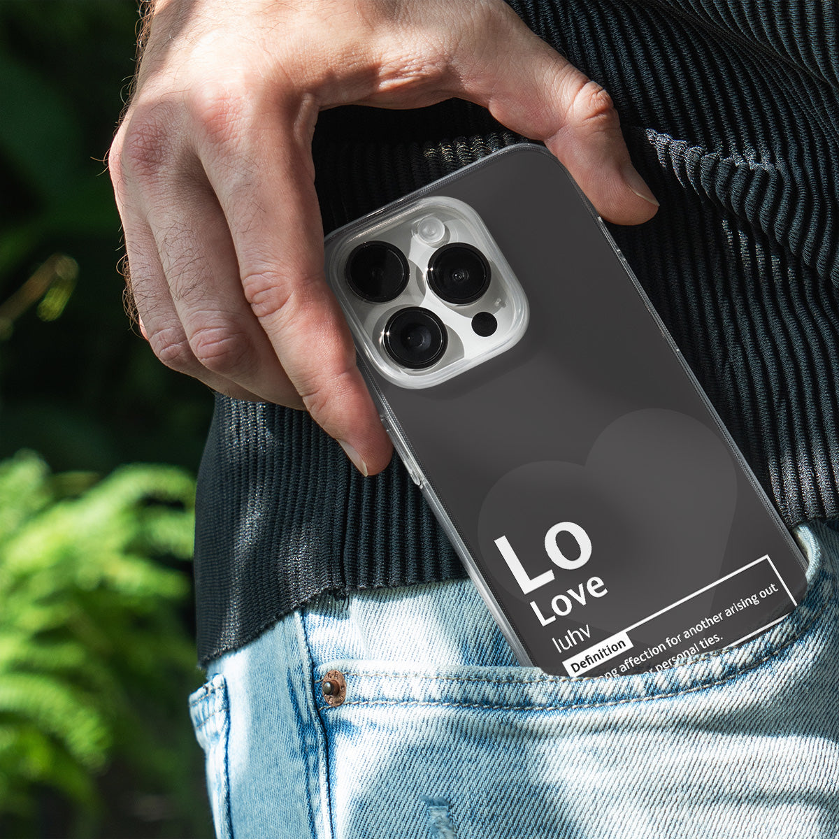 Love Definition Phone Cover